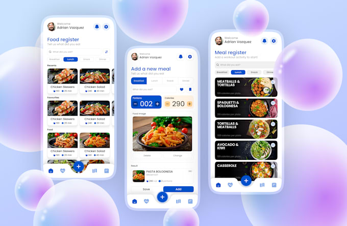 design a professional website interface UX UI in figma