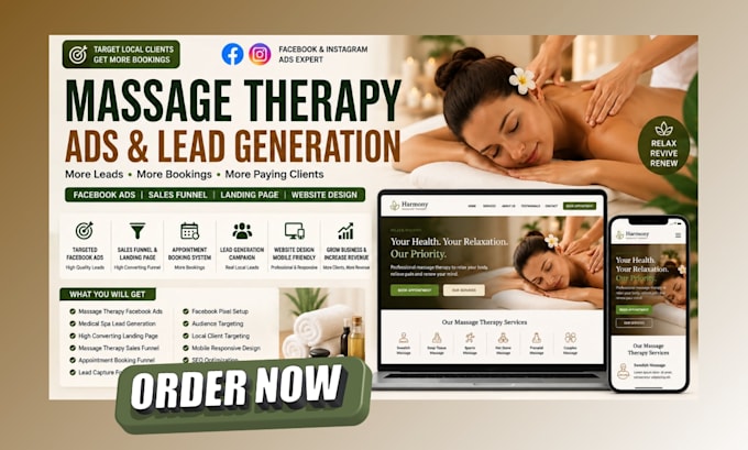 generate massage therapy leads medical spa leads massage therapy sales funnel