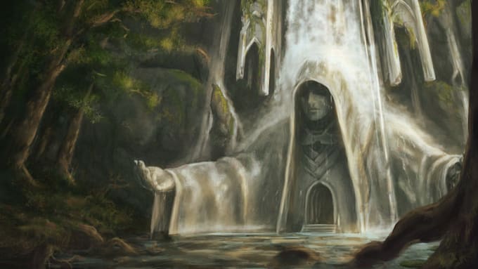 create a dramatic and engaging fantasy scene