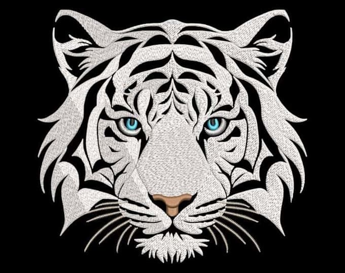 digitize image for embroidery and embroidery patch into dst