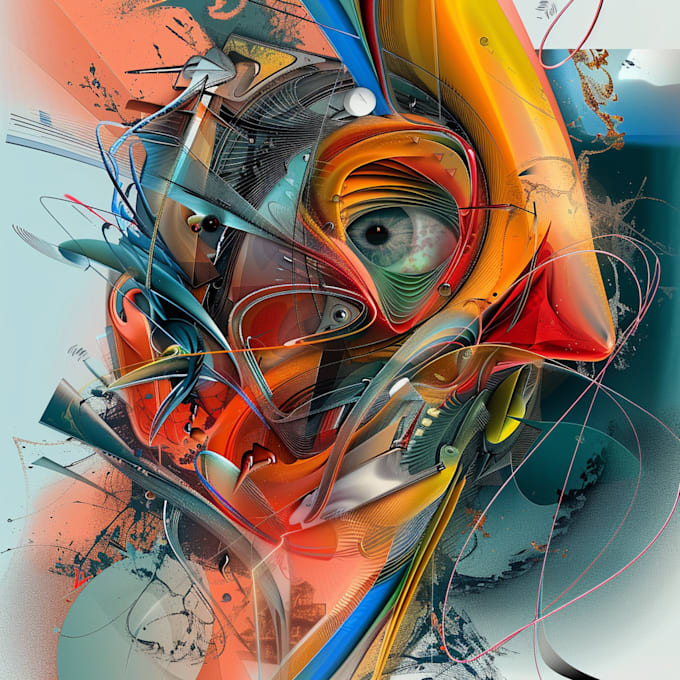 abstract painting art or color abstract art
