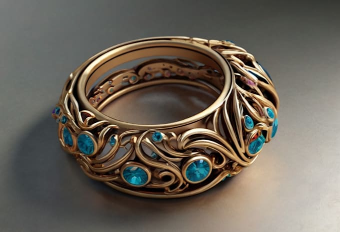 make 3d jewelry design, jewelry rendering, jewelry card, jewelry retouch, gold