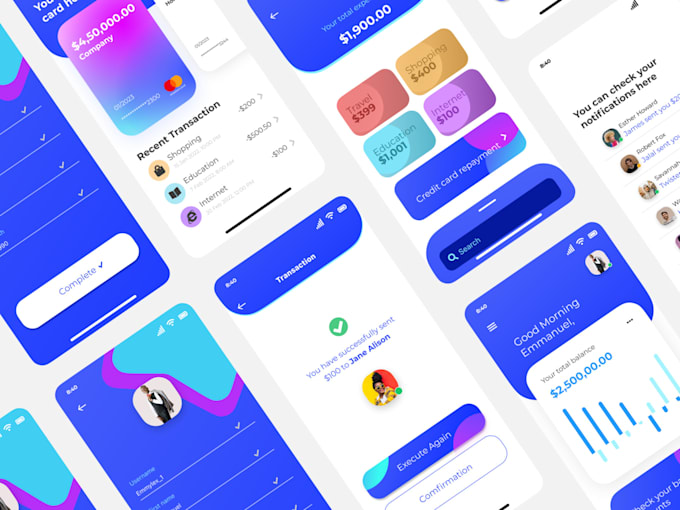 develop money transfer app fintech app payment app bank app loan app, wallet app