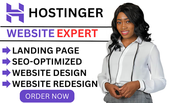 hostinger website design hostinger website redesign landing page seo ranking