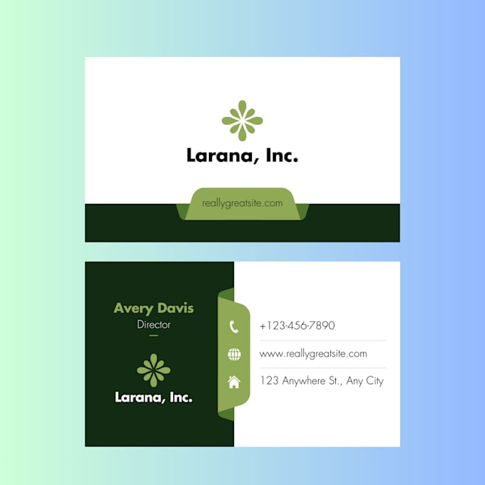 do professional card design for you just contact with me