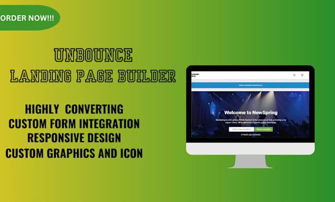 build landing page using unbounce, leadpages, oxygen and pagefly
