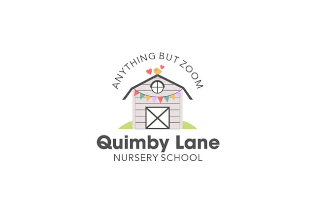 quemoy lane nursery school logo design