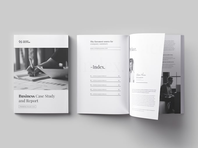 design interior book layout formatting with cover