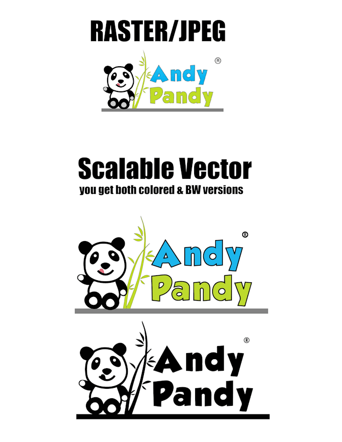 convert your sketch or image to digital vector art logo