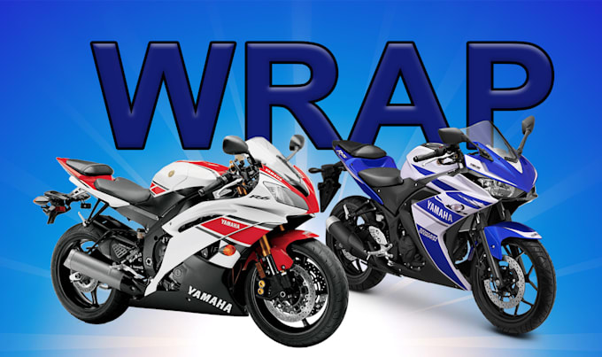 create professional racing motorcycle, bike and streetbike wrap design