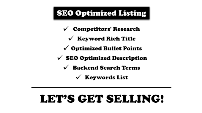 write amazon product description and provide expert SEO listing optimization