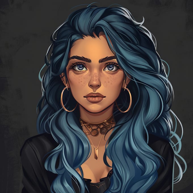 fantasy character sketch for you