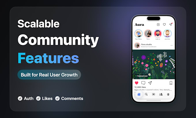 develop a native social media app