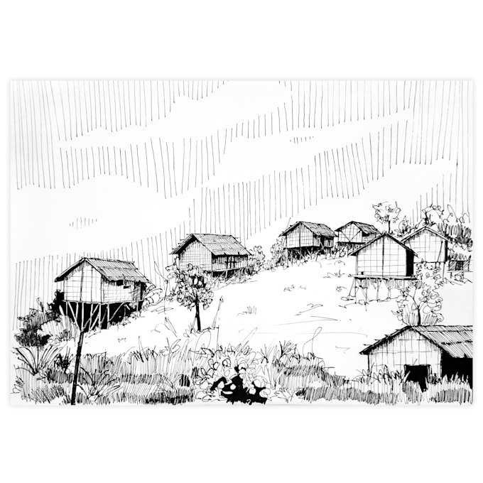 make pen and ink illustrations