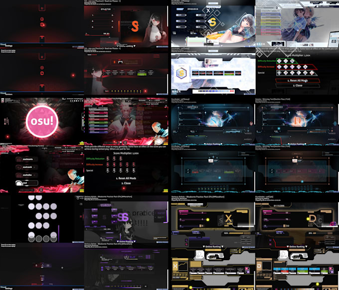 create a custom osu skin that matches your style