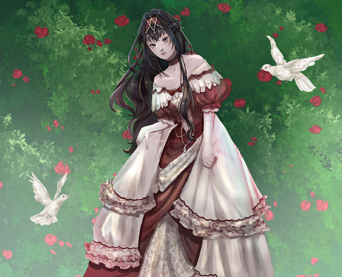 create illustrations of characters