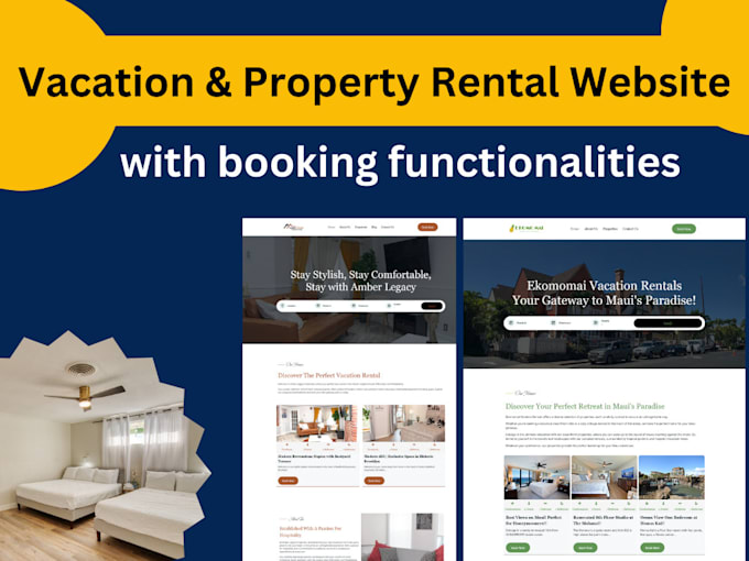 short term rental, vacation, airbnb, booking, property management website wixify