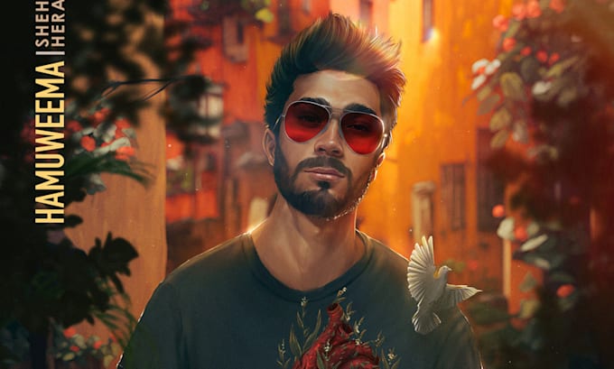 illustrate album cover art
