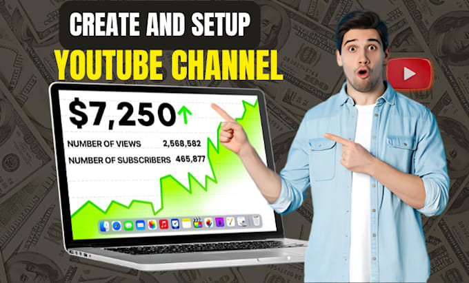create and setup youtube channel