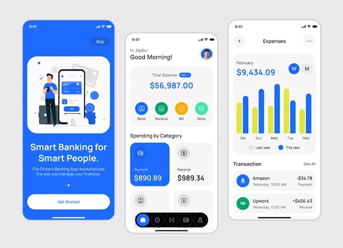 design creative UI UX graphic design for you