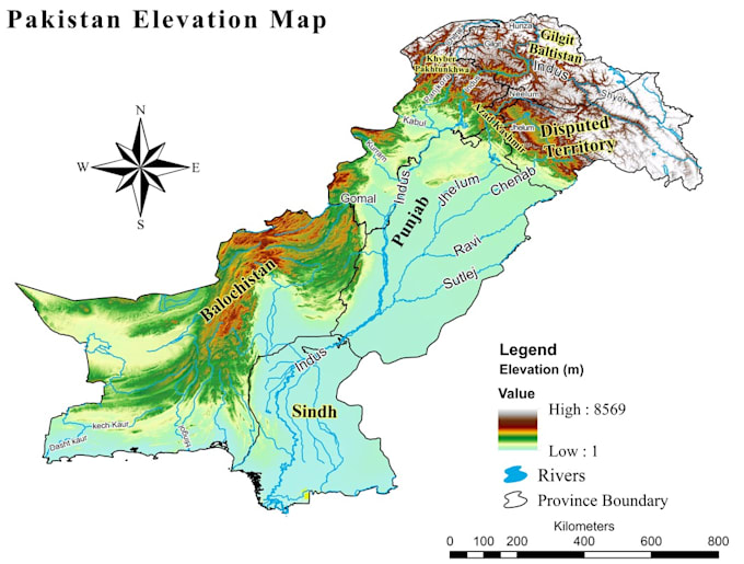 do slope, hillshade, aspect, and elevation analysis
