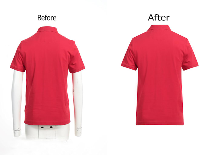 do ghost mannequin remove , neck joint ,resize perfectly