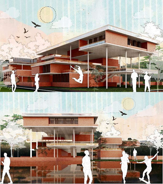 illustrate site analysis, drawing,rendering, expert in ps,ai
