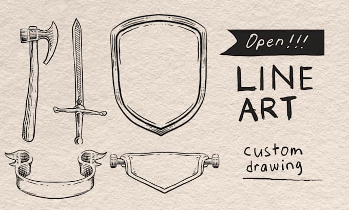 draw simple line art