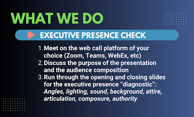 evaluate your executive presence