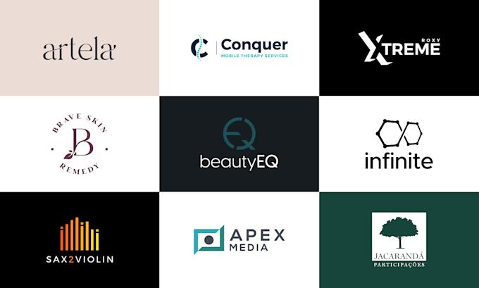 create a modern logo design and branding