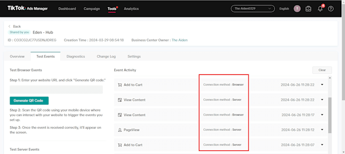 setup tiktok, pinterest, snapchat, linkedin ads conversion tracking