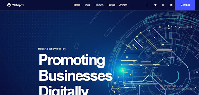 build wordpress website, business website, blog website