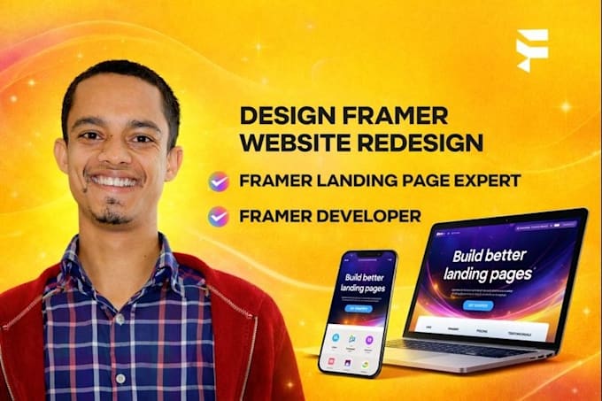design framer website redesign, framer landing page expert, framer developer