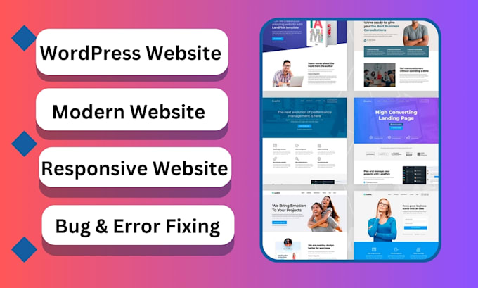 build a modern responsive wordpress website with elementor pro
