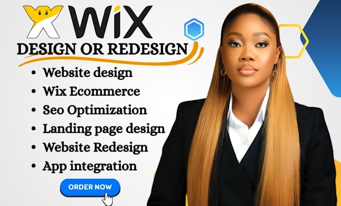 wix website design, website development, redesign business wix website