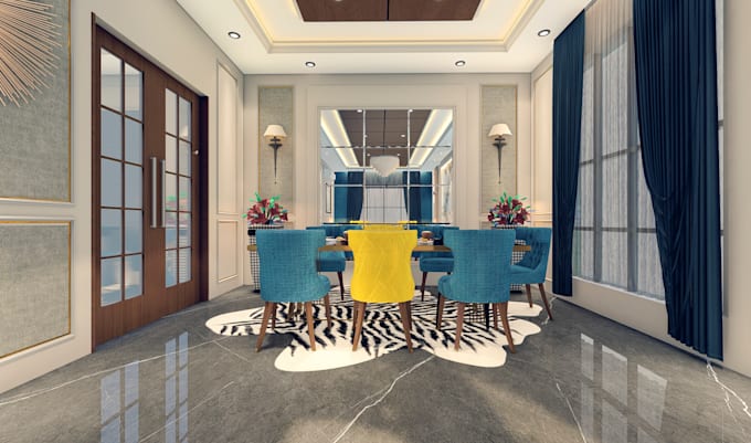 do 3d interior design ,architecture portfolio and render