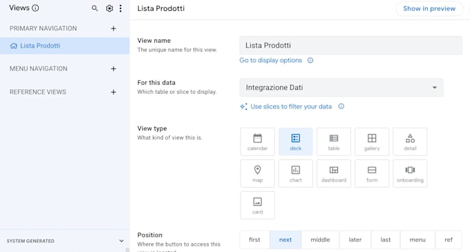 create an app using appsheet