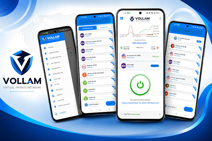 develop vpn application multiple protocol openvpn, v2ray