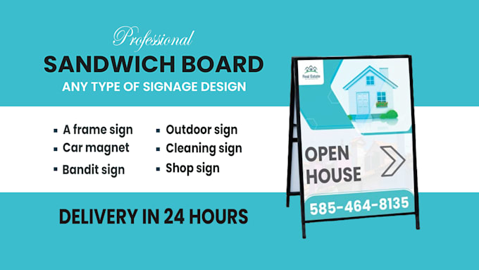 design a frame, dental, health, fitness, corporate, outdoor sign, sandwich board