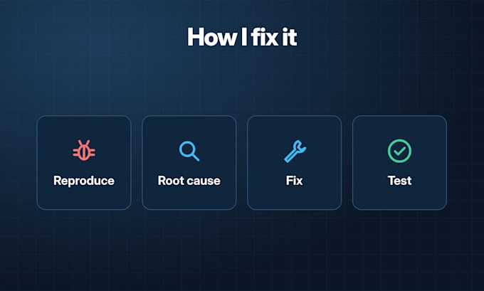 fix bugs and errors in your node js or python backend fast