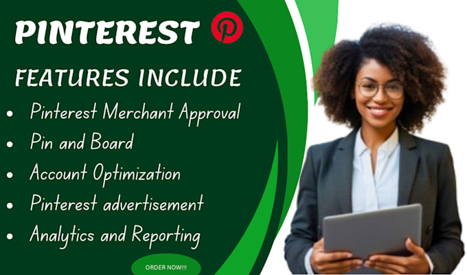 setup, optimize and do pinterest marketing, pins and boards