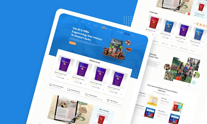 create ecommerce website uiux design with figma