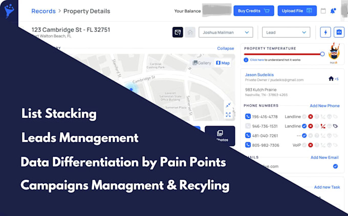 manage reisift, batch leads account for efficient lead generation