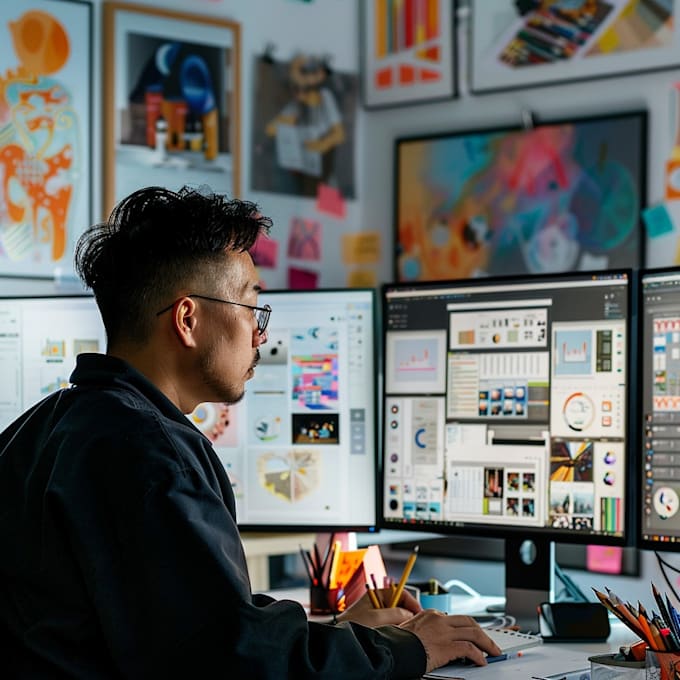 do web designing and social media and graphics designing