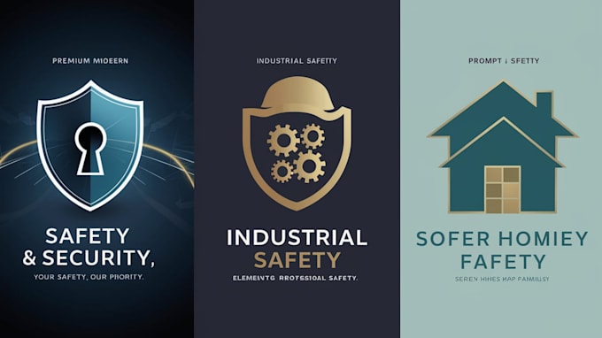 create a professional security and safety logo
