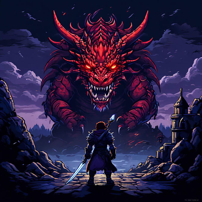 draw anything fantasy illustration style