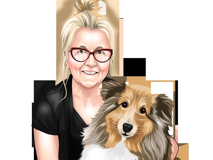 cartoon drawing or caricature sketch