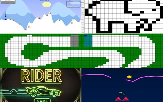 create a game in java, python or php