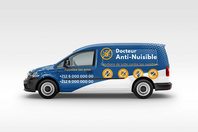 create professional graphic designs for vehicle wraps