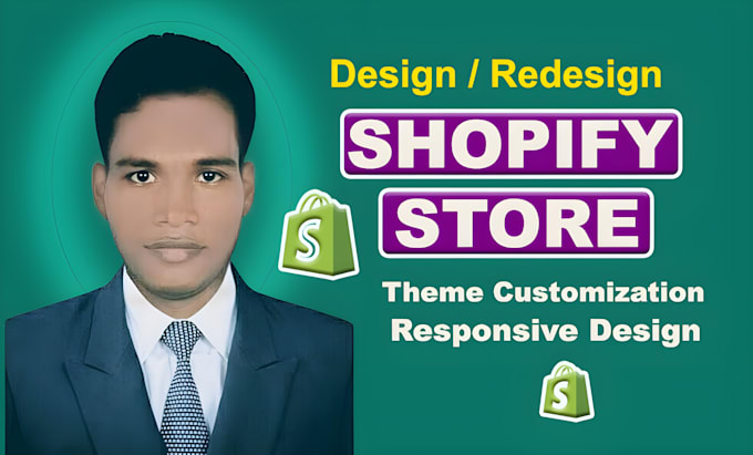 build shopify website, design or redesign shopify store, shopify landing page